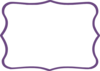 Hot Lilac Frame Clip Art