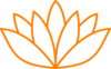 Orange Lotus Flower Picture Ii Clip Art