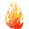 Flame Flame One Clip Art