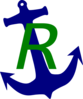 R Anchor Clip Art