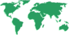 Green World Map Clip Art