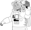 Astronaut 2 Clip Art