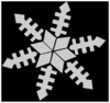 Snowflake Black Clip Art