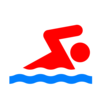 Swimming Person Clip Art