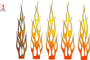 Racing Flame Clip Art