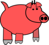 Cartoon Pig 1 Clip Art