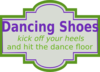 Dancing Shoe Label Clip Art