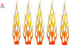 Racing Flame Clip Art