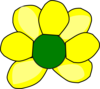 Yellow Flower 3 Clip Art