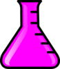 Pink Flask Clip Art