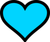 Turquoise Heart Clip Art
