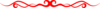 Red Heading Flourish Divider Clip Art