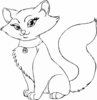 How To Draw A Cartoon Cat Step Clip Art
