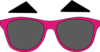 Darren Criss Eyebrows And Sunglasses Clip Art