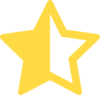 Half-star-2 Clip Art