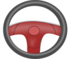 Red Steering Wheel Clip Art