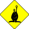 Caution Alien Clip Art