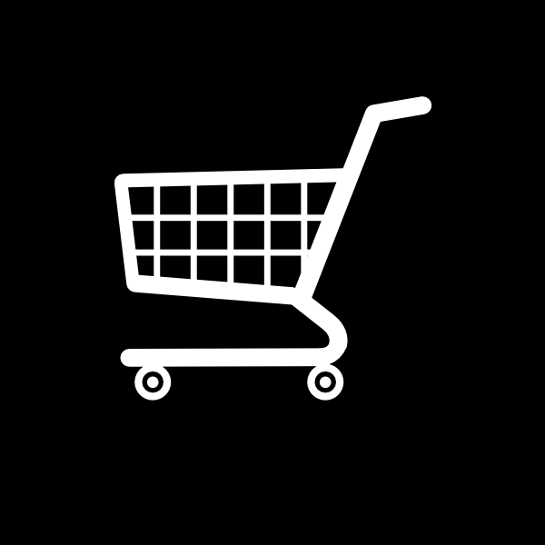 White Shopping Cart Clip Art at Clker.com - vector clip art online, royalty  free & public domain