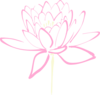 Cream Pink Lotus Clip Art