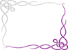 Purple Swirl Grad Clip Art