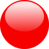 Red Glossy Dot Clip Art