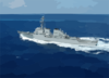 The Guided Missile Destroyer Uss Cole (ddg 67) Underway In The Atlantic Ocean. Clip Art