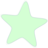 Baby Green Star Clip Art