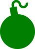 Green Bomb Clip Art