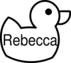 Rebeccaduck Clip Art
