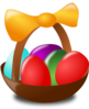 Easter Egg Basket Clip Art