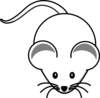 White Mouse Graphic Clip Art