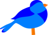 Blue Bird Easy Clip Art