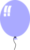 Purple Baloon Clip Art