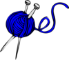 Blue Yarn Clip Art
