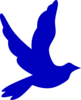Blue Dove Clip Art