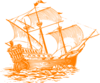 Orange Galleon Emporium Clip Art