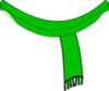 Scarf Green Clip Art