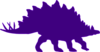 Purple Dino Clip Art