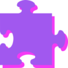 Purple N Pink Puzzle Clip Art