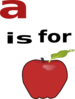 A Is For Apple Clip Art