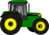 Tractor-greenyellow Clip Art