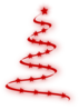 Red Christmas Tree Clip Art
