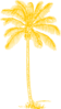 Yellow Palm Tree Clip Art