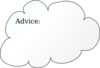 Advice Cloud Clip Art