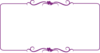 Purple Decorative Border Clip Art
