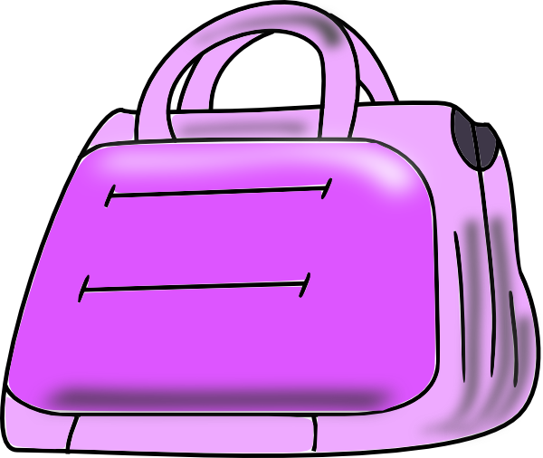 free purse clip art images, Purple Bag clip art - vector clip art online,  royalty free