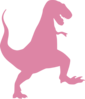 Pink Dino Clip Art