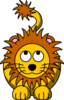 Lion Looking Up Clip Art