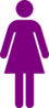 Woman Mauve Clip Art