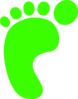 Footprint Left Clip Art